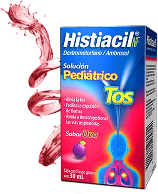 Histiacil® NF - Solución pediátrico -  Caja con frasco gotero con 30ml